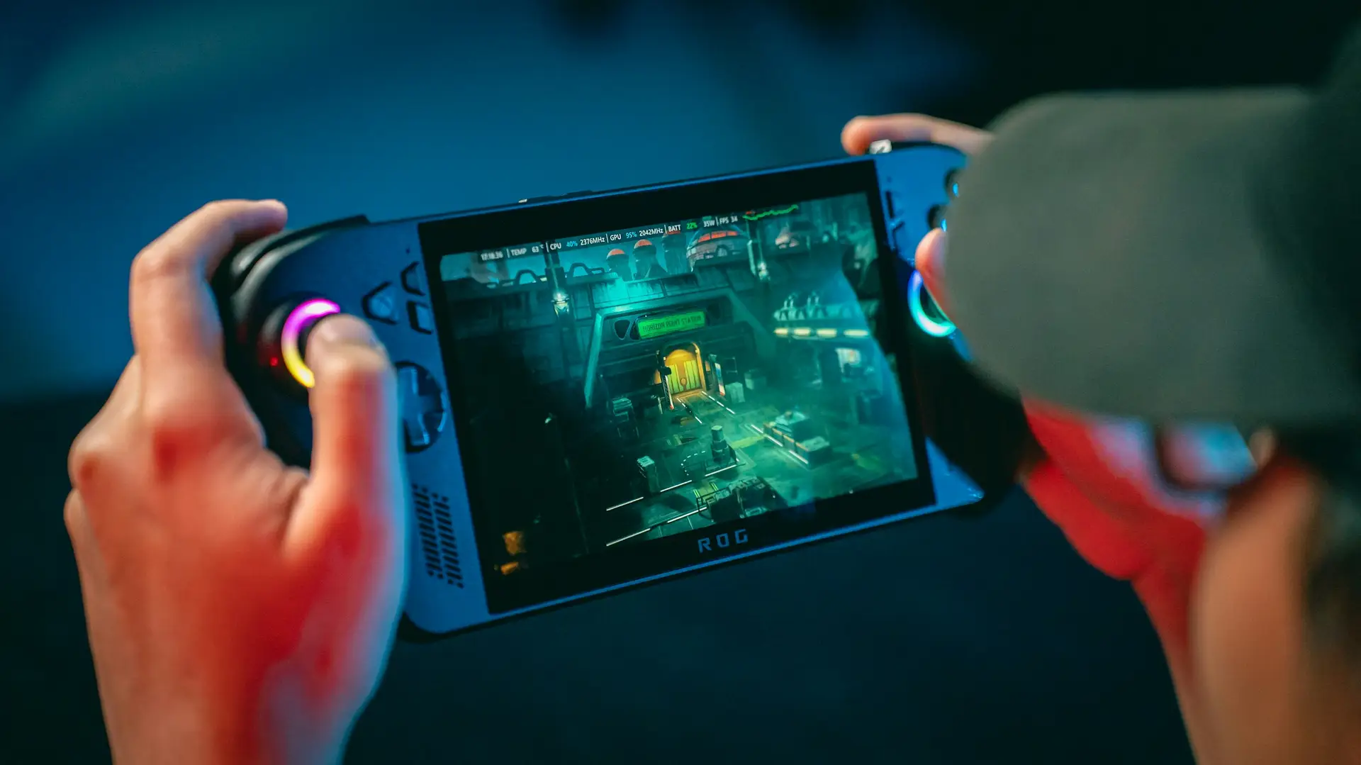 Portable gaming console