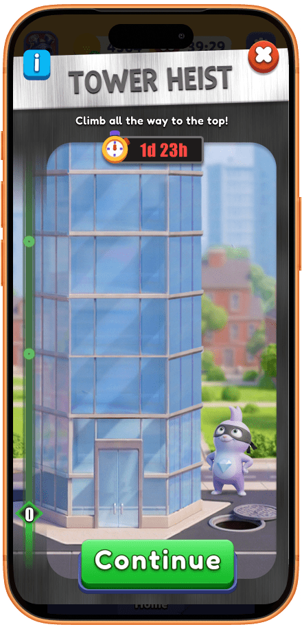 Event start Screen